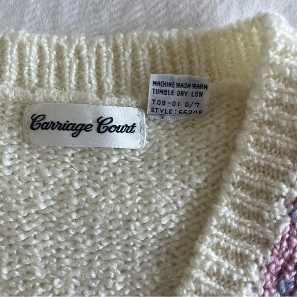 Vintage Argyle Knit Sweater Vest - Picture 3 of 6